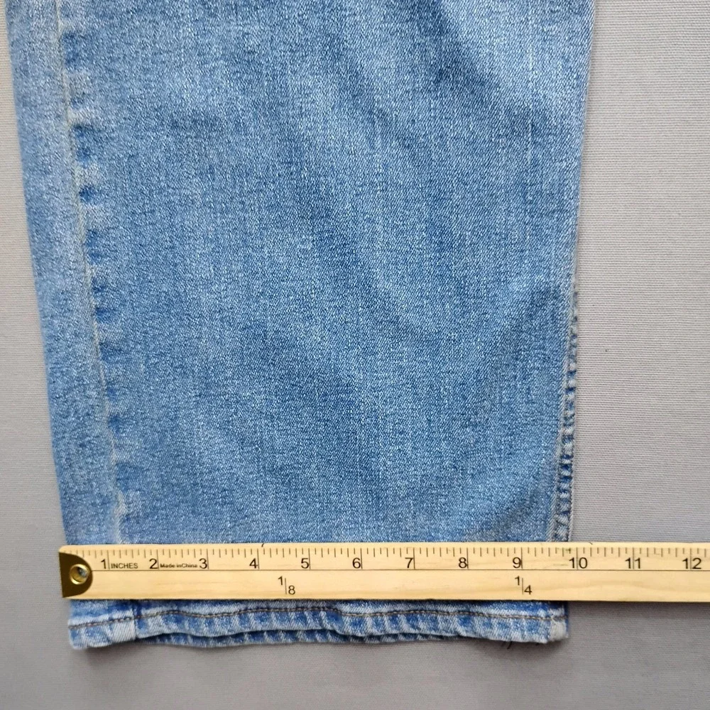 Denizen from Levi's 285 Relaxed Fit Jeans Mens 42x30 Light Wash Blue Denim